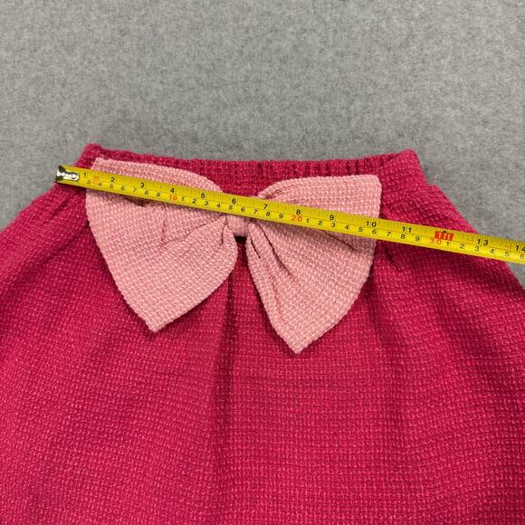 Shop The Mint Girls Set 10/12 Floral Ruffle Top Tweed Bow Skirt Fairy Princess - Picture 10 of 14